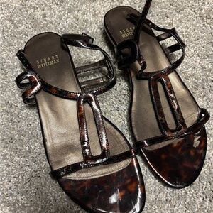 Stuart Weitzman Tortoiseshell Sandals